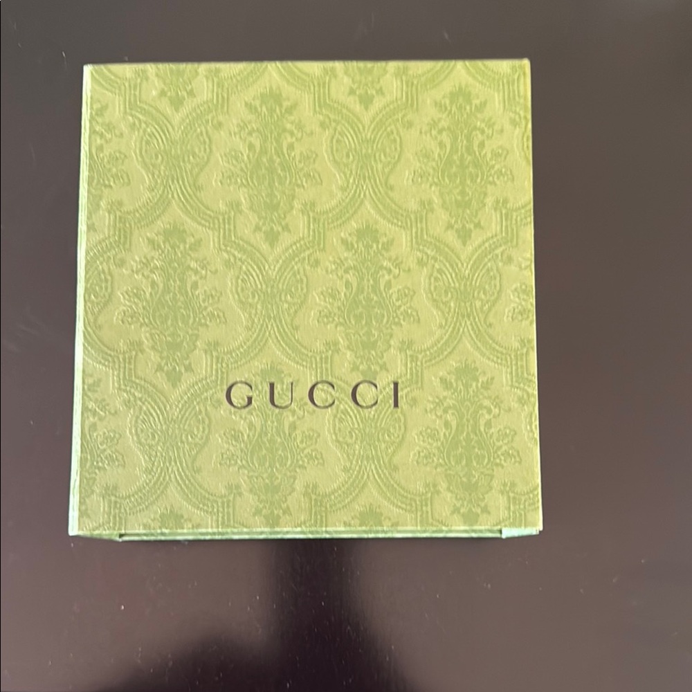 Gucci Olive Green Embossed Box